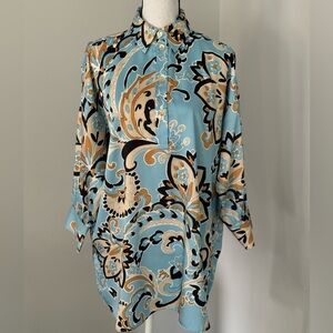 Zara tunic shirt dress size M